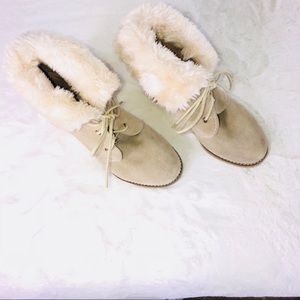 Very Volitale Suede Faux Fur Boots